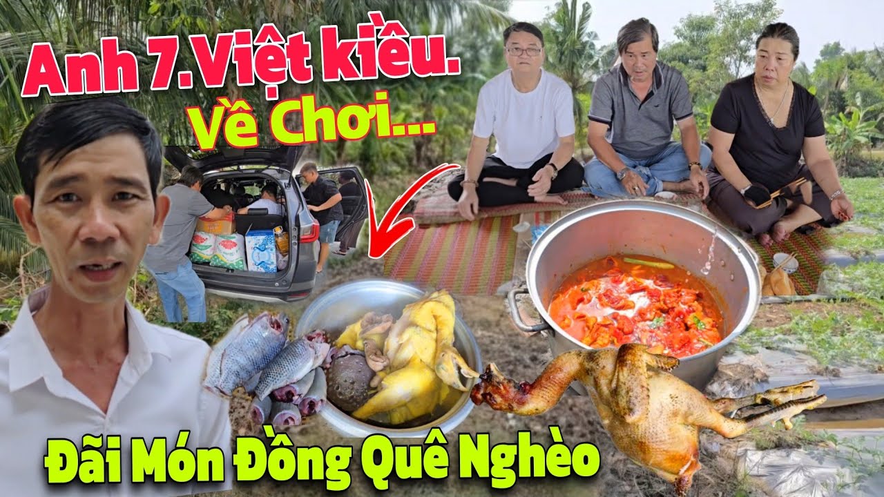 Khách Đến Giao Lưu & Thăm Quê Hương (ÚT TÀI Tử vlog )Ah 7 Nấu Món Bò kho Đải Anh Em