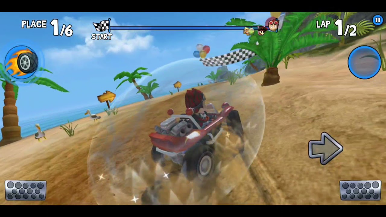 Beach Buggy Racing Pineapple Punch Level 2 Walkthrough Crab Cove | ST Warriors Gaming | STW