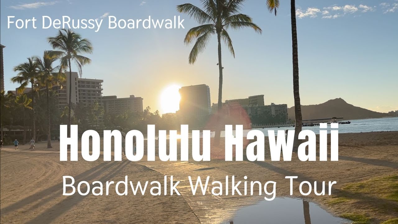 Honolulu Fort DeRussy Boardwalk | Walking Tour