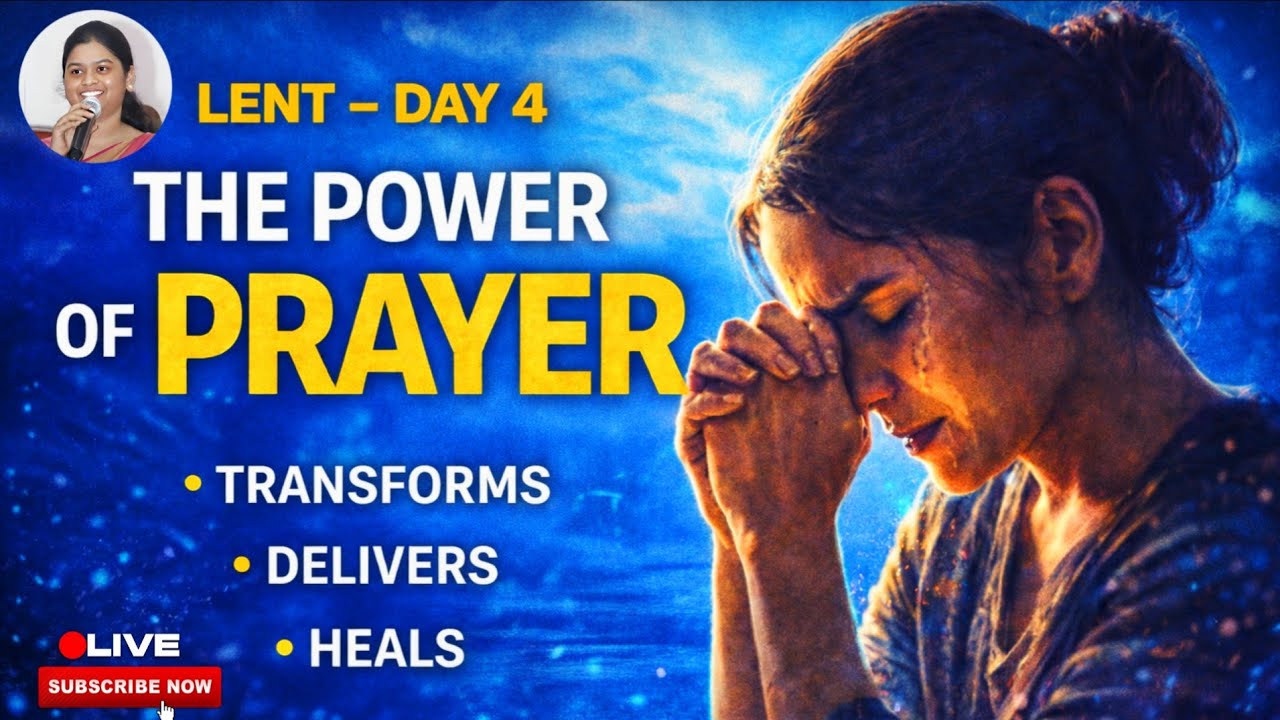 When You Pray, God Moves! | Powerful Lent Message| Day4| Sis.Blessy| #live #prayer #power #delivers