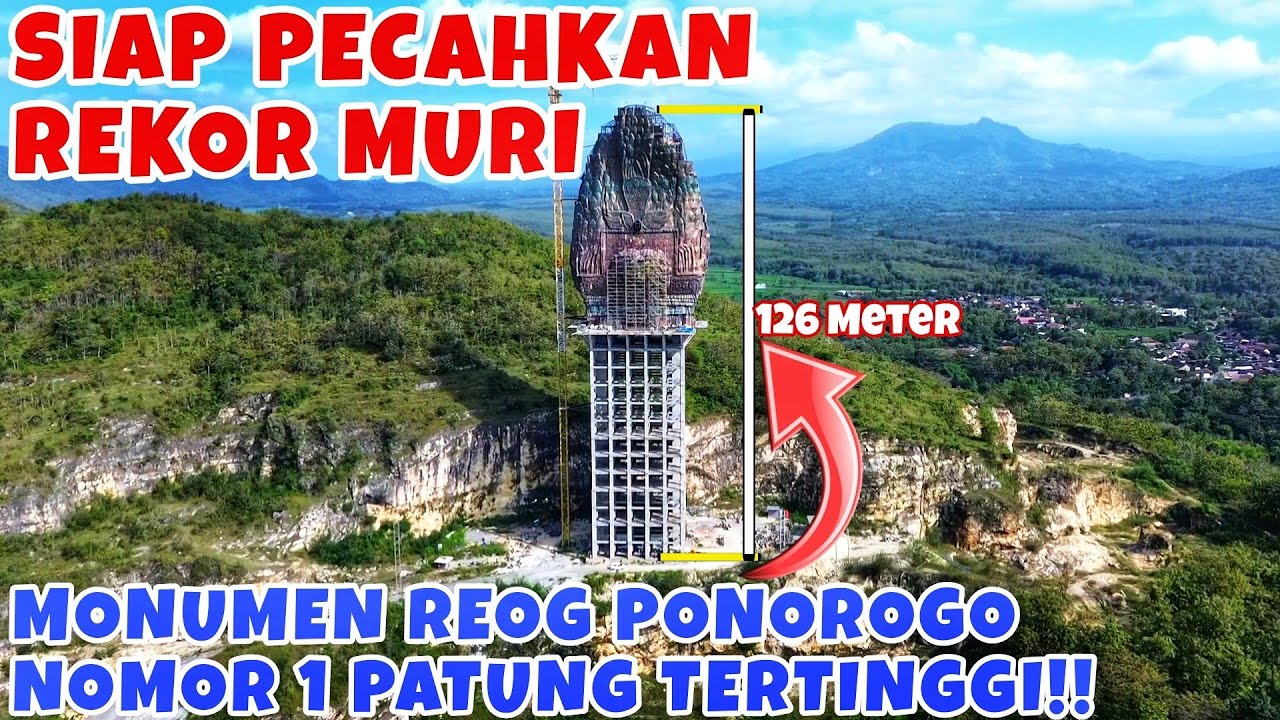 MAKIN SIAP PECAHKAN REKOR JADI YANG TERTINGGI‼️Monumen Reog Ponorogo