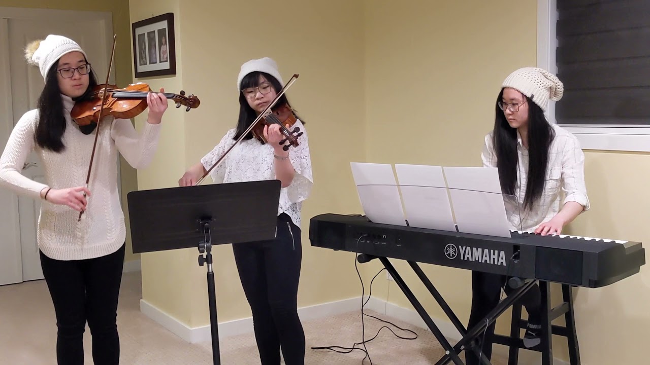 White Christmas 2 violin and piano trio