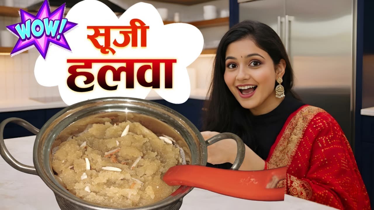 इतना स्वादिष्ट सूजी का हलवा कभी नहीं खाया होगा 😋 |  Suji Halwa Recipe 🍮