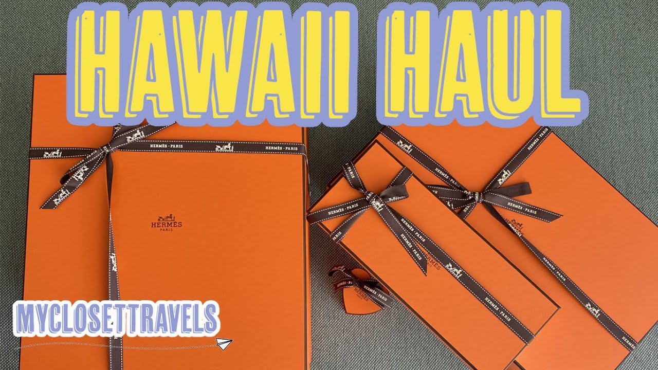 DREAM COME TRUE ✨My Dream Hermes Bag from Hawaii [HAWAII HAUL] | myclosettravels