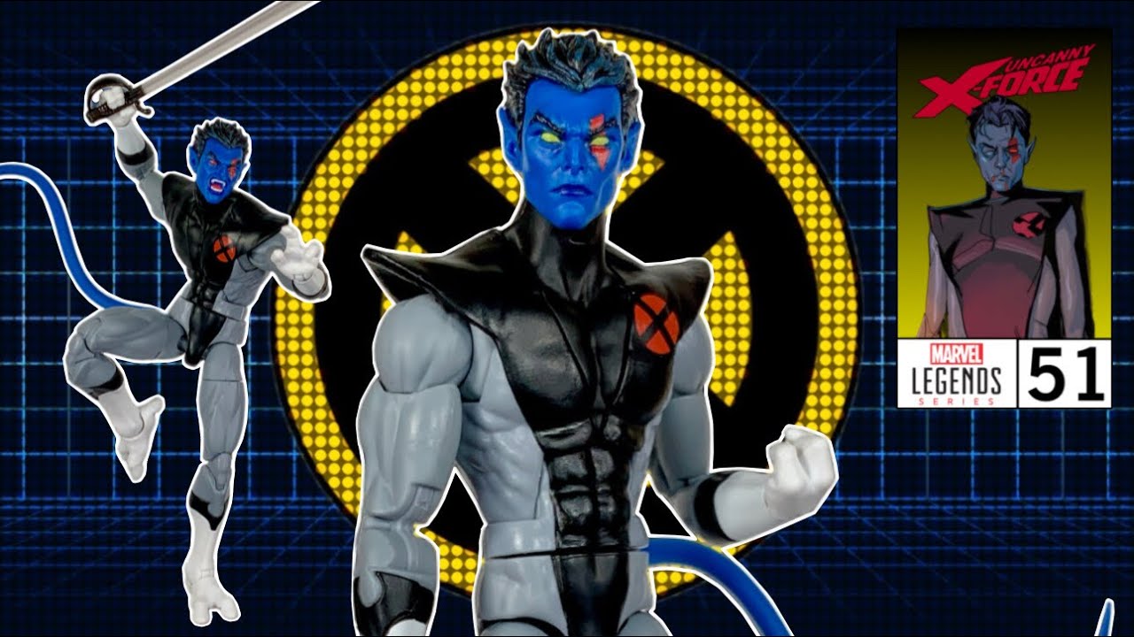 Marvel Legends X-Force Nightcrawler Review - X-Men Nemesis BAF Wave