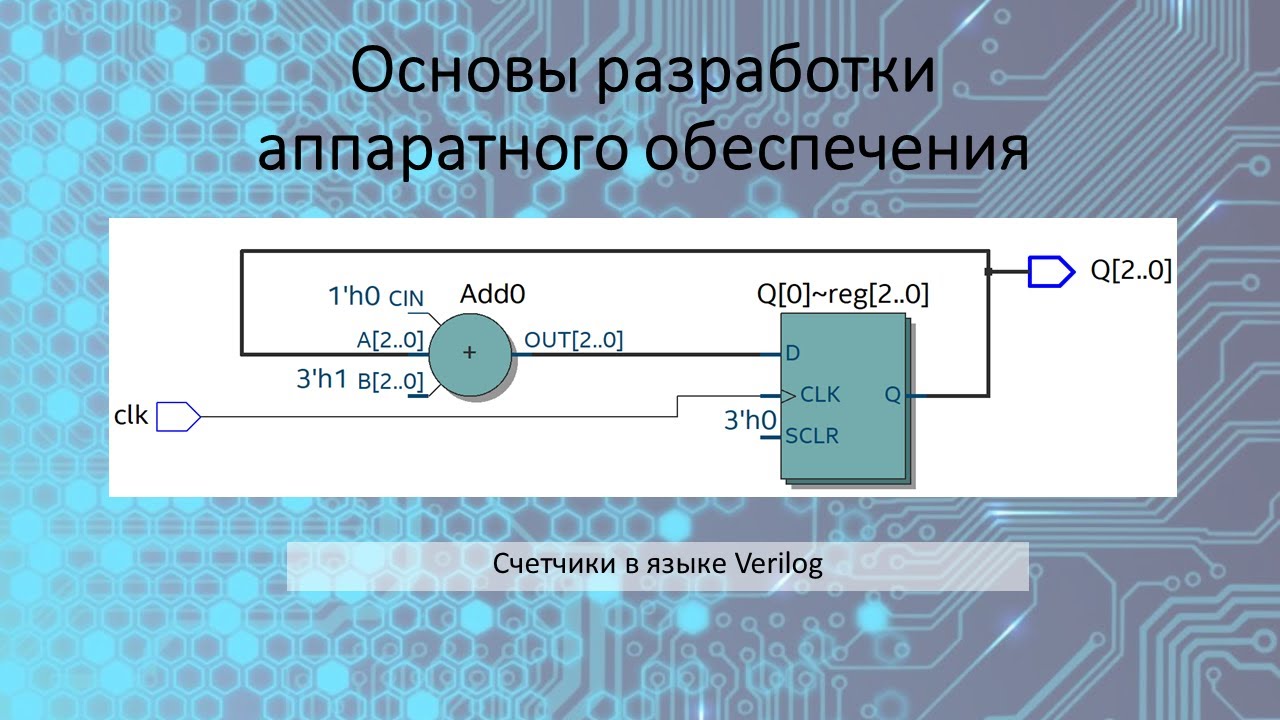Счетчики в языке Verilog
