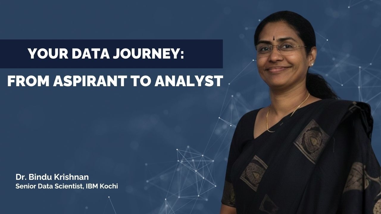 Your data journey : From aspirant to analyst