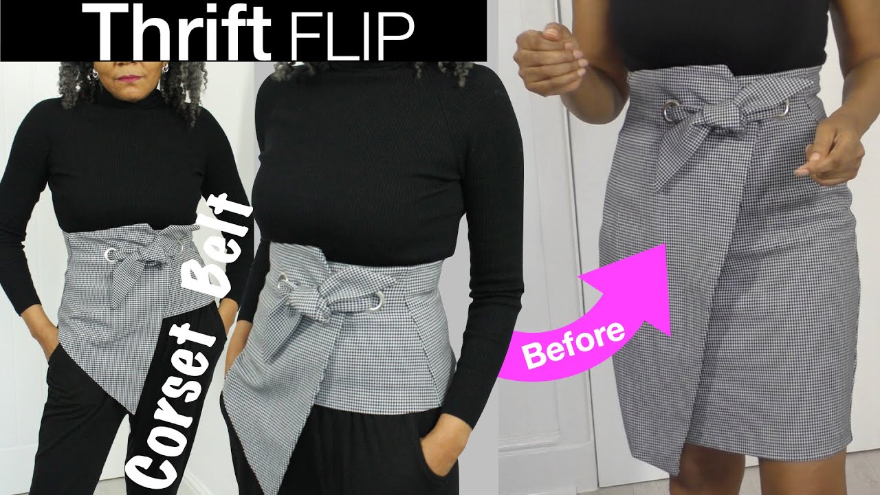 Repurpose Your Skirt: Create a Stylish Corset Belt with This DIY Tutorial