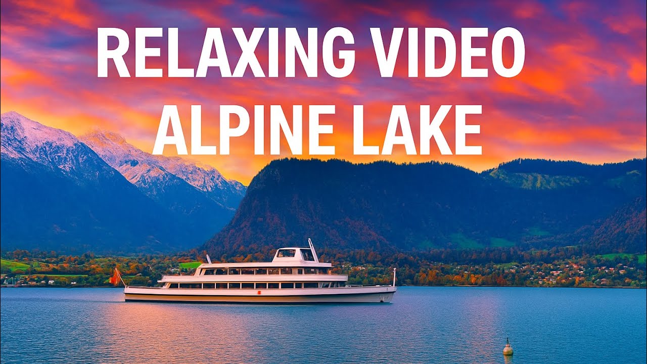 🌄 Peaceful Moments by the  alpine Lake  | Lake Thun 🇨🇭Interlaken 