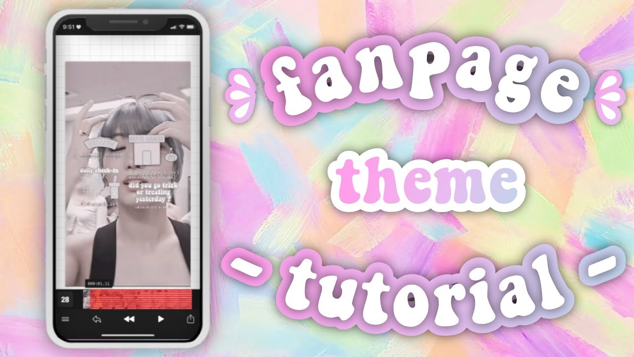 TIKTOK FANPAGE THEME TUTORIAL | Editing With Aesthetics With Me