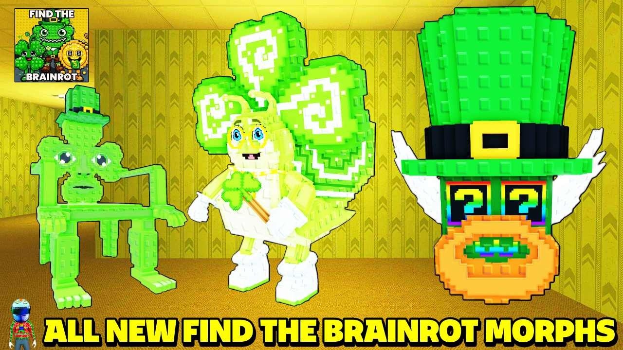 [ 87 ] Как получить ВСЕ 3 новых морфа в игре FIND THE BRAINROT MORPHS - Roblox