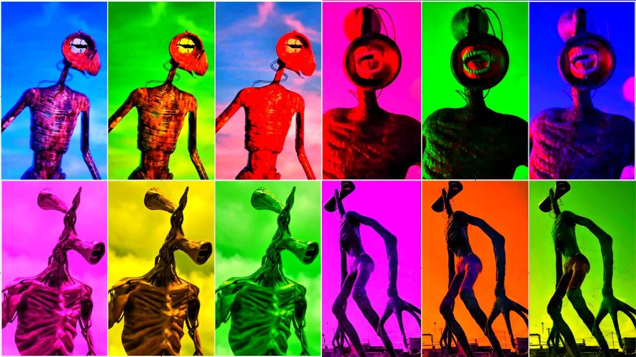 Siren head megamix coffin dance meme song cover siren head mega colour battle coffin dance