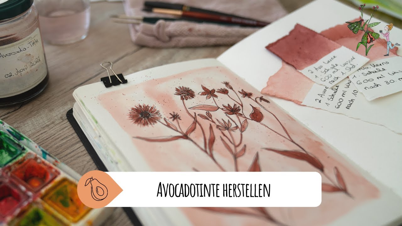 Avocadotinte herstellen | Naturtinten Serie