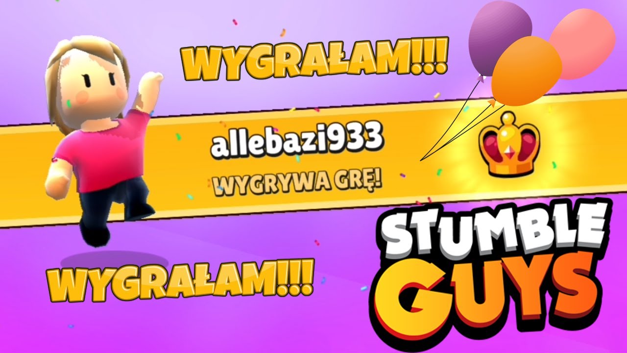 STUMBLE GUYS❤️MAMY TO, MOJA PIERWSZA WYGRANA OD DAWNA!😍#stumbleguys #news