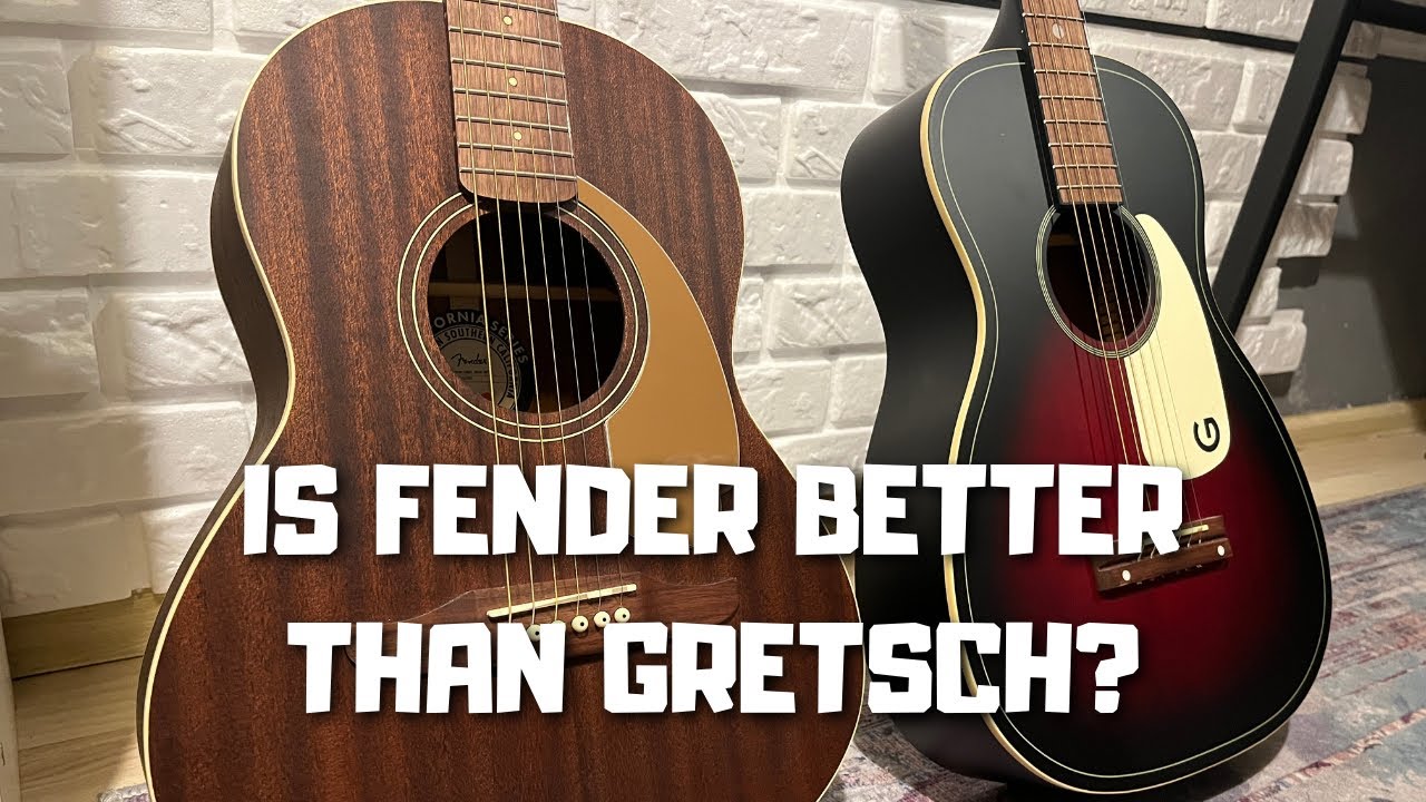 ДЕШЁВЫЕ АКУСТИЧЕСКИЕ ГИТАРТЫ - Fender Sonoran Mini против Gretsch Jim Dandy