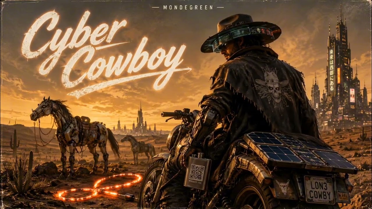 Cyber Country Rap | Digital Western | Cyber Cowboy | MONDEGREEN Official Audio 