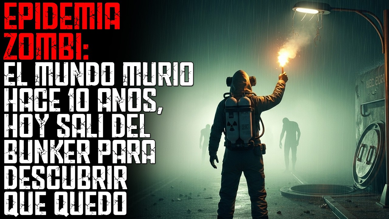EPIDEMIA ZOMBI: El mundo murió hace 10 años, hoy salí del búnker para descubrir qué quedó