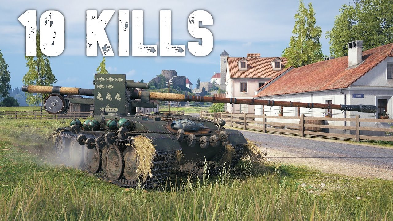 World of Tanks Grille 15 - Hunting 10 Kills In One Match.