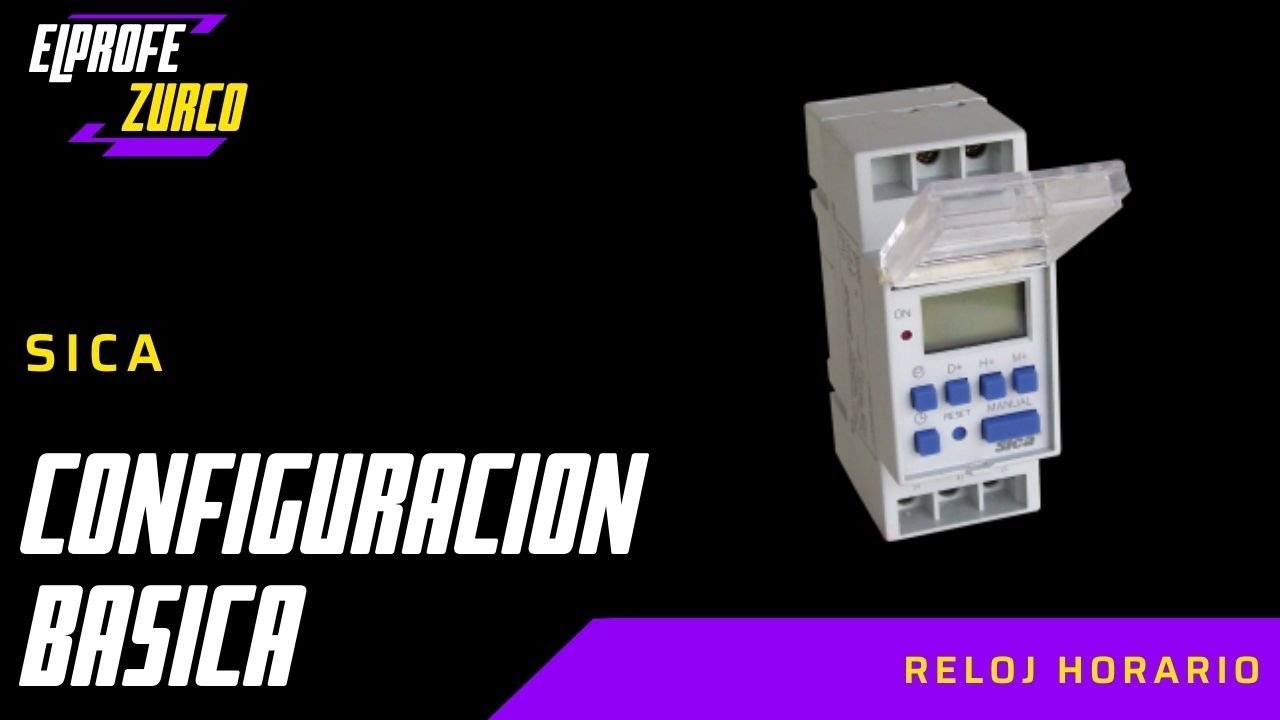 ⚡ Programador Horário Digital 220VCA y Conexionado SICA