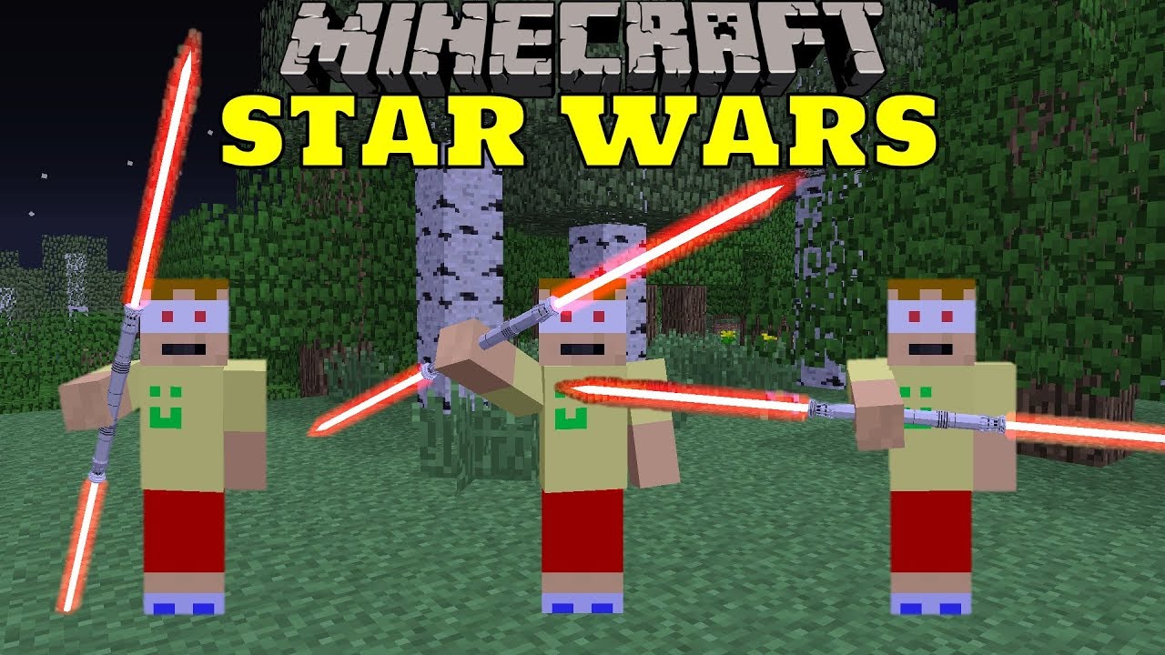 Minecraft: Star Wars Lézerkardok! - Advanced Lightsabers Mod Bemutató