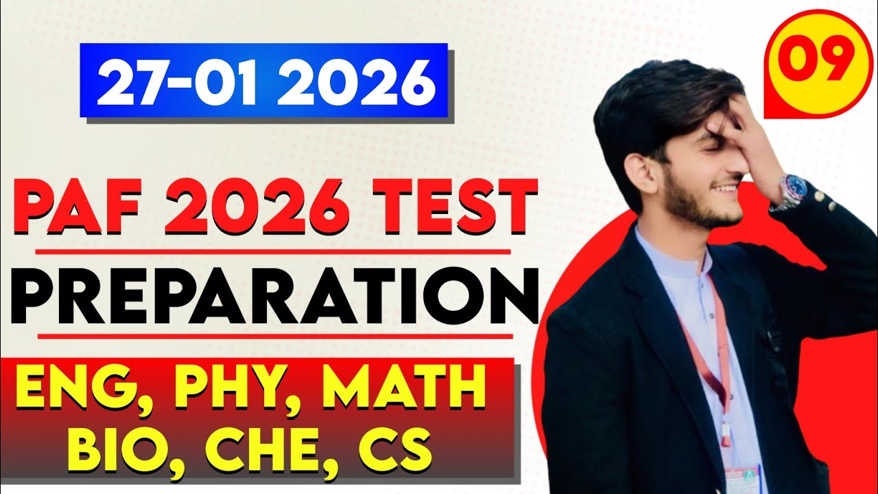 PAF Test Preparation 2026 |Paf test preparation|PAF test preparation mcqs 2026|#paftest2026