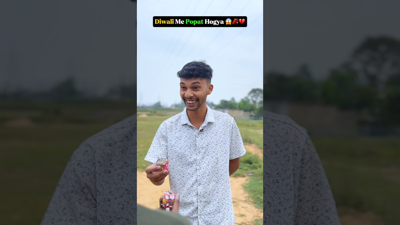 Diwali Me Popat Hogya 😱🧨💔 #shorts #diwali #funny #comedy