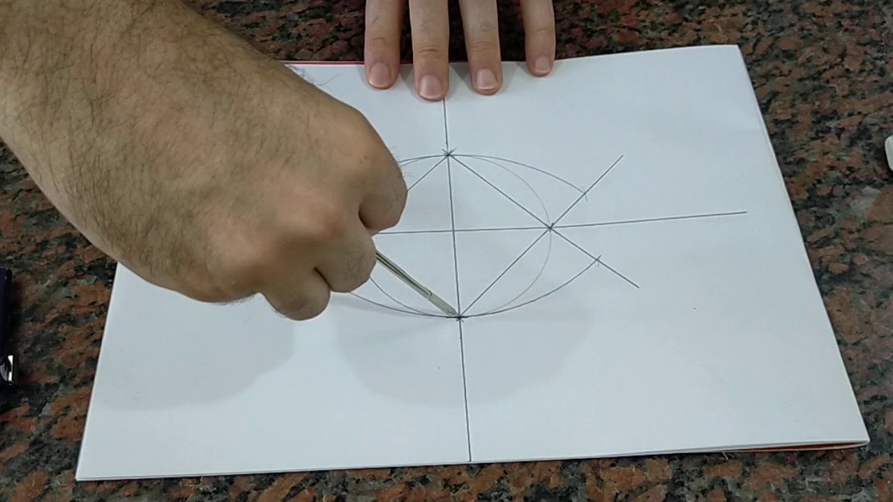 الرسم الهندسي تعلم كيف ترسم شكل بيضوي بكل سهولة