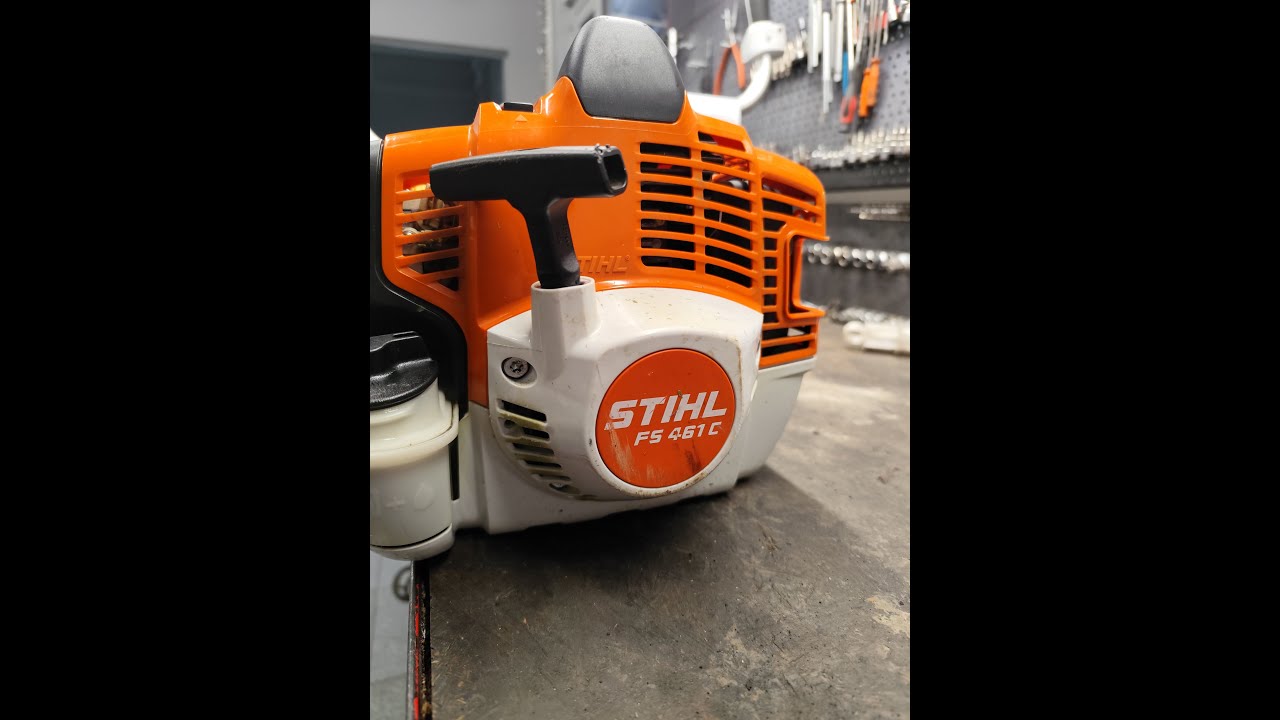 Stihl FS 461 montaż silnika