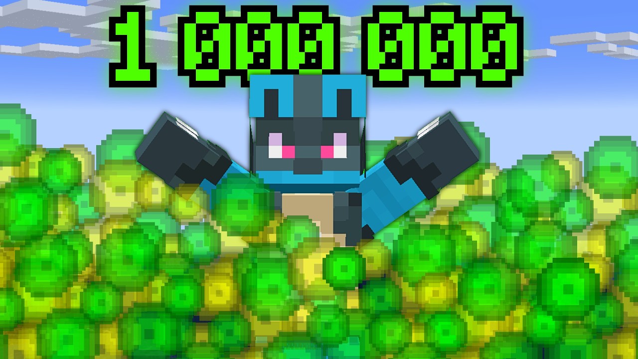 J'ai R&eacute;colt&eacute; 1 000 000 XP en 24H sur Minecraft..