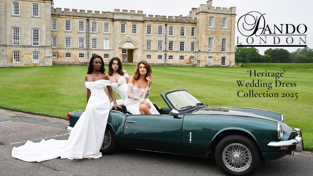 View the brand new 2025 wedding dress collection by Dando London. Luxury gowns for modern brides.