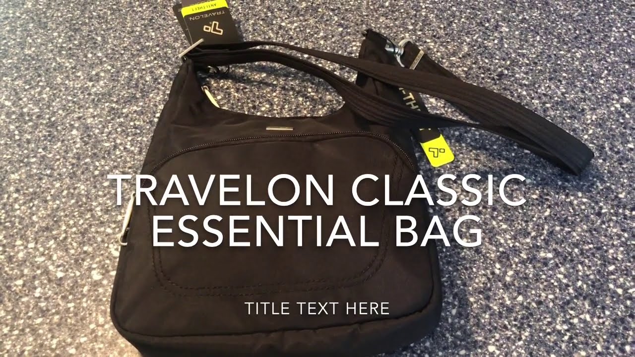 Travelon Anti-Theft Classic Essential Messenger Bag
