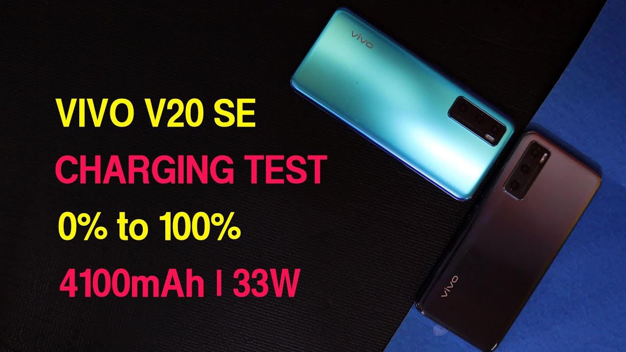 Vivo V20 SE Battery Charging Test - How long it takes to 0% to 100% | 4100mAh | 33W Flash Charging