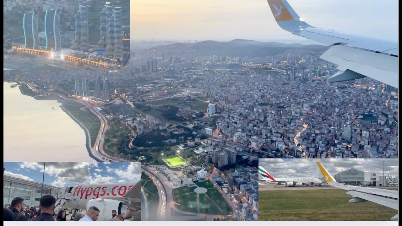 PEGASUS AIRLINES 🇹🇷✈️🇬🇧| AIRBUS 320 BIRMINGHAM TO ISTANBUL | Istanbul Sabiha Gökçen Airport