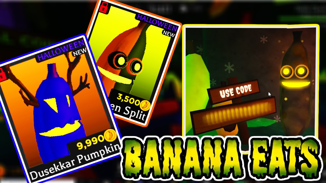 Banana Eats Halloween Update 2021 | New Code, Skins, and Beacons!