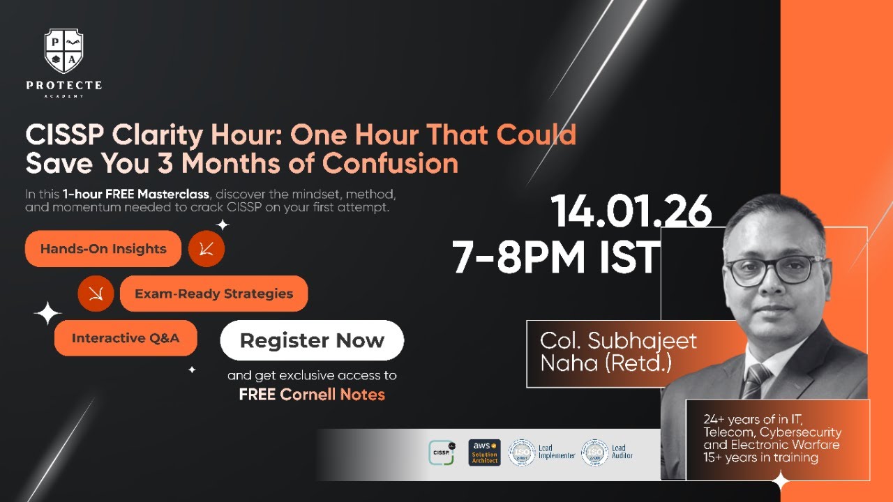 This one hour can reset your CISSP prep