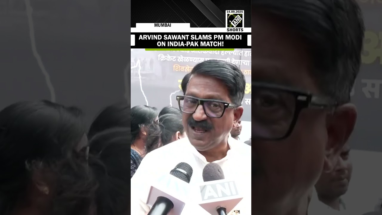 Shiv Sena MP Arvind Sawant criticizes PM Modi on Ind vs Pak Aisa Cup Match