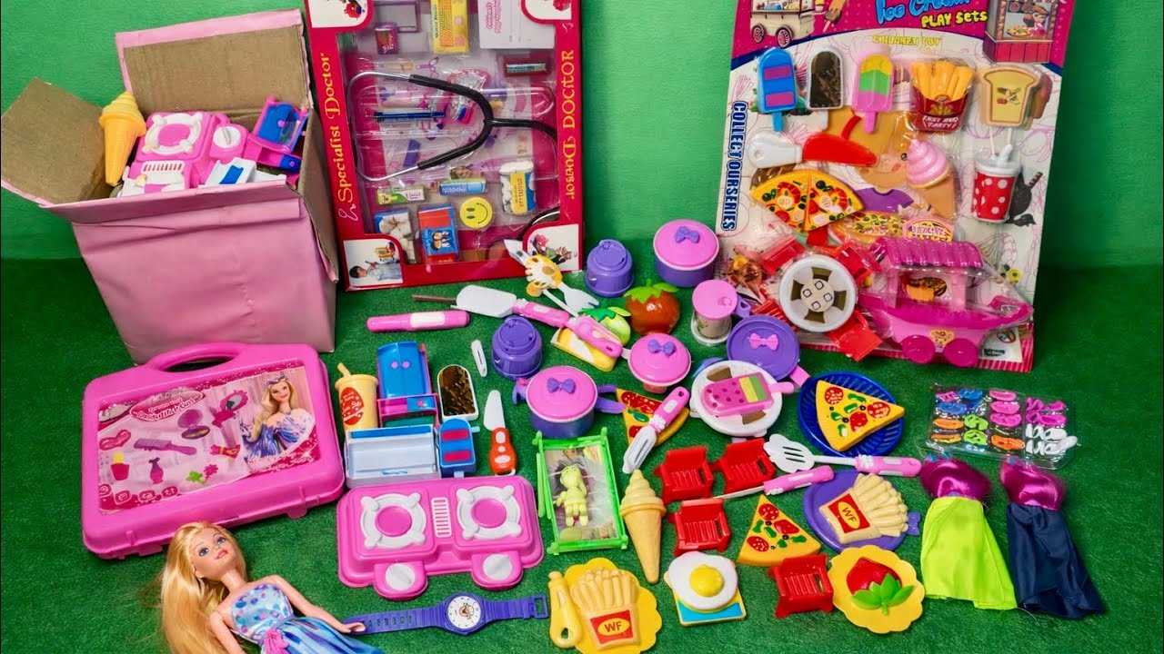 Satisfying Kitchen Set Unboxing Toys Unboxing Kitchen Set Cooking Video
