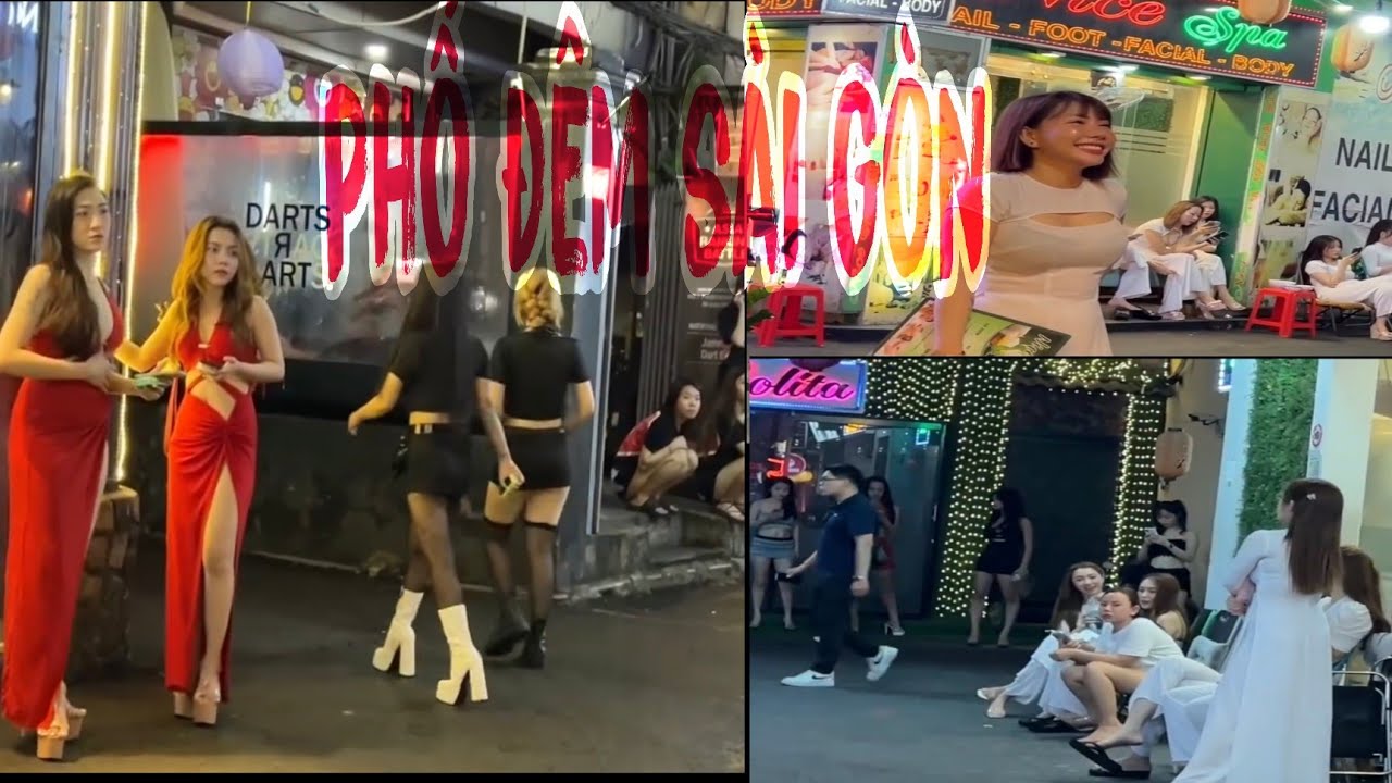 SÀI GÒN | CUỘC SỐNG VỀ ĐÊM | KHU PHỐ TOÀN GÁI XINH | SÀI GÒN VẠN NẺO