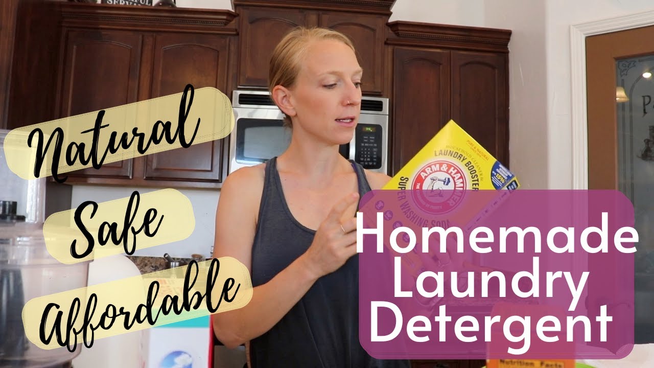 DIY Natural Homemade Laundry Detergent that will save you money 💰 | NON-TOXIC