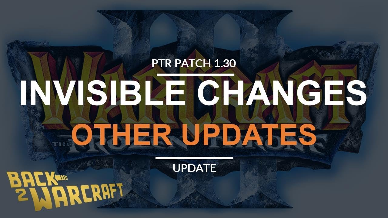 PTR Patch 1.30: Invisible Changes & Other Updates