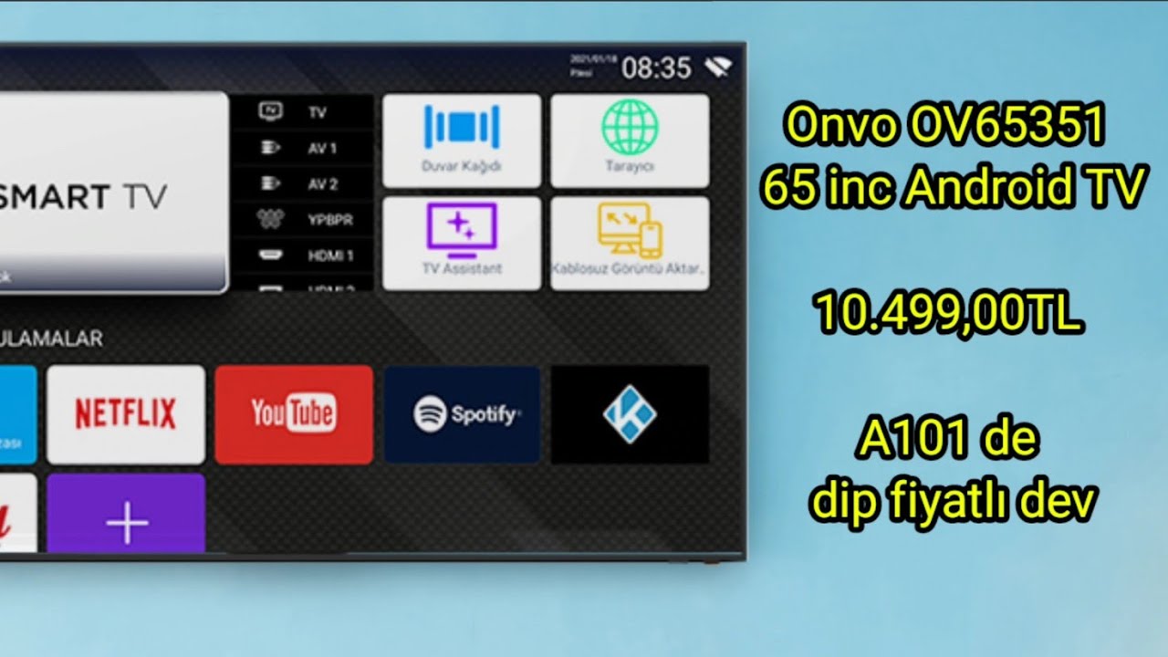 A101 den Onvo OV65351 65 inc Android TV