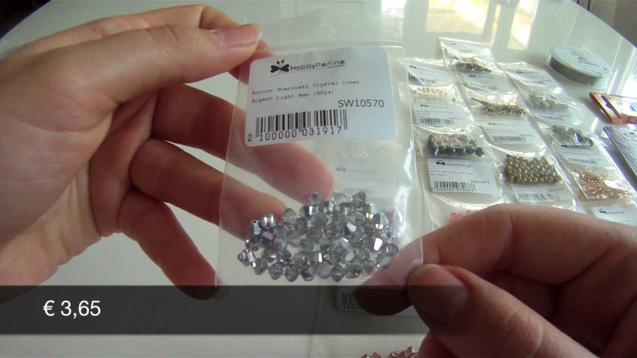 Review Hobbyperline: componenti per bijoux fai da te (rocailles, superduo, swa, minuteria metallica)