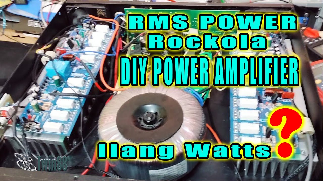 DIY Rockola power amplifier kit | Plus RMS Wattage @ 8 ohms load