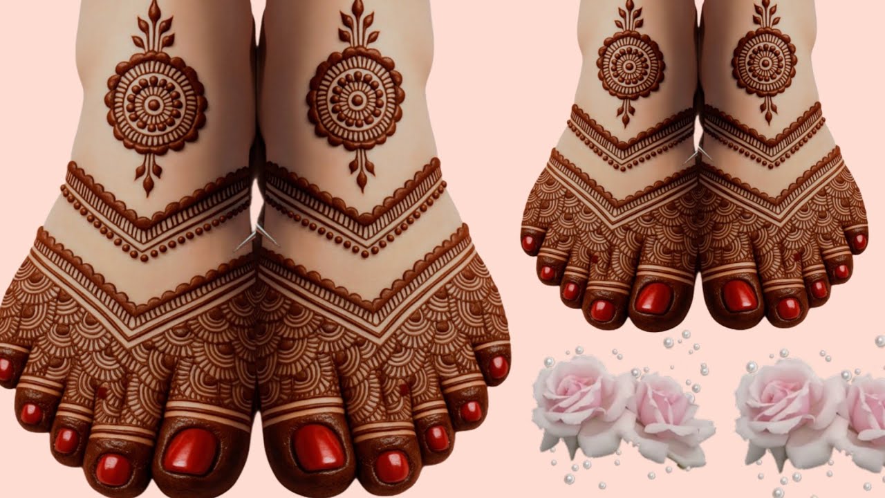 Rakhi Special Mehndi Design | Feet Mehndi Design | Foot Mehndi Design Simple | Leg Mehndi Design 