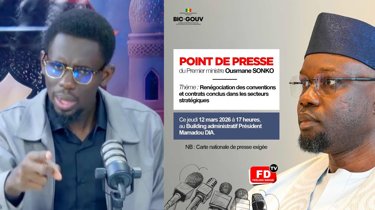 Sonko lim nara wakh taye 17h :Il a pris ses responsabilités :Daouda Djigal balance l’information…