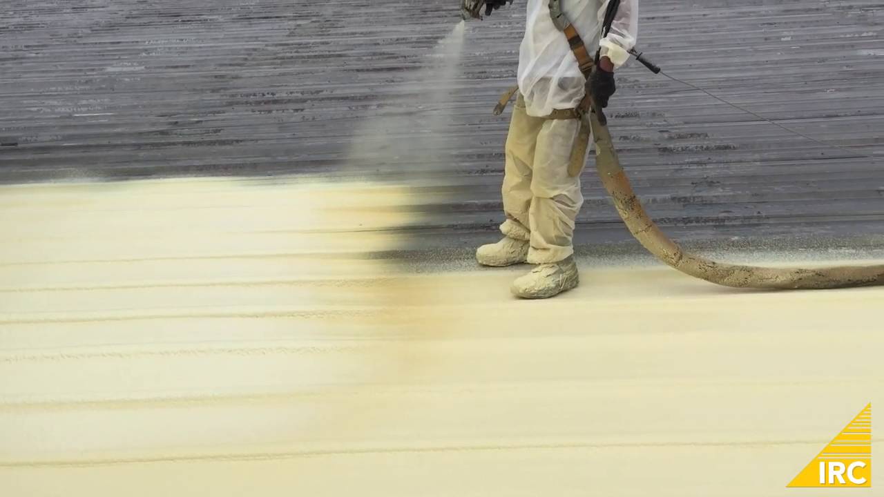 Spray Foam over Metal Panel Roof - Application Process