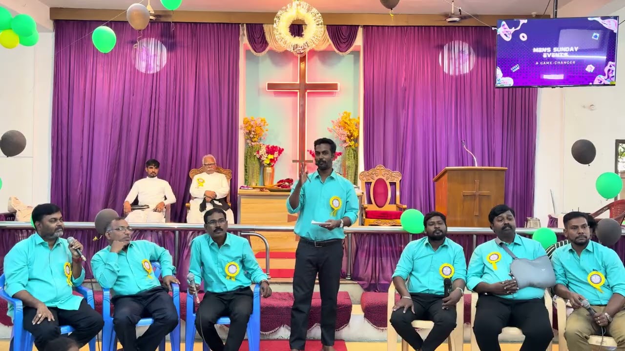 Fun singing competition || men’s fellowship anniversary || #games #Celebration #Party #trending