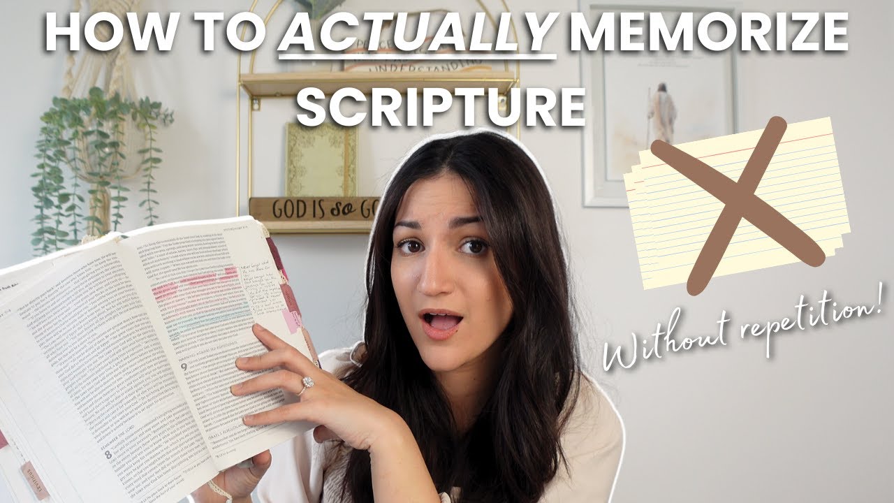 Scripture Memorization 101! - How to Actually Know Bible Verses
