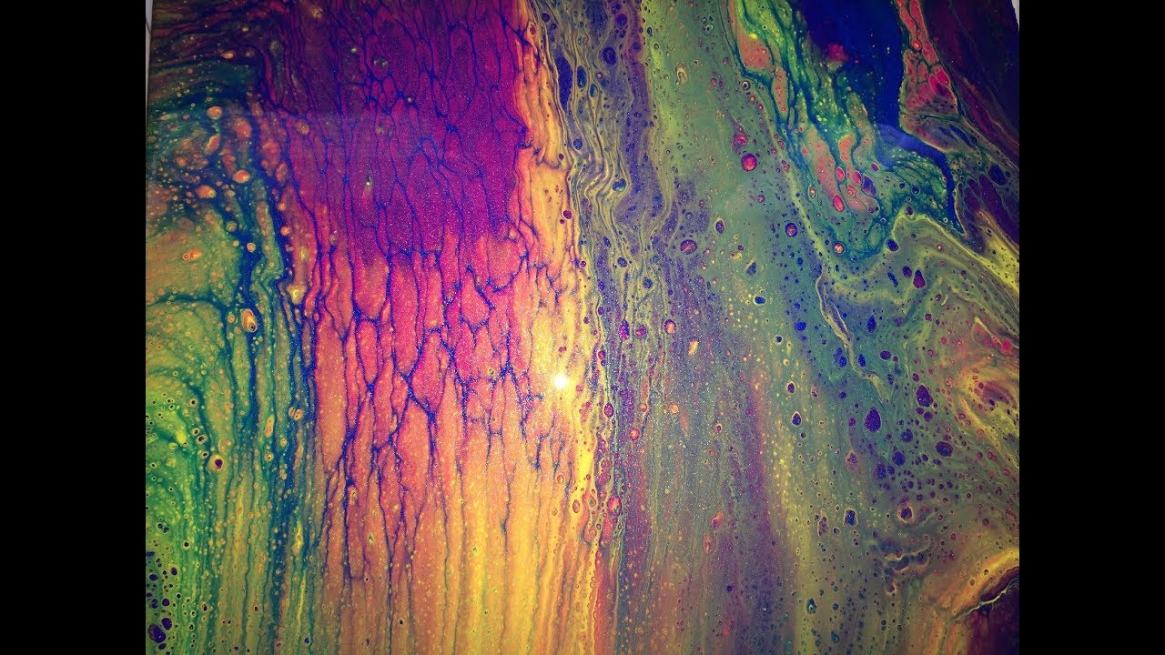 (060) Dirty Flip Cup Acrylic Pouring Technique Mud City