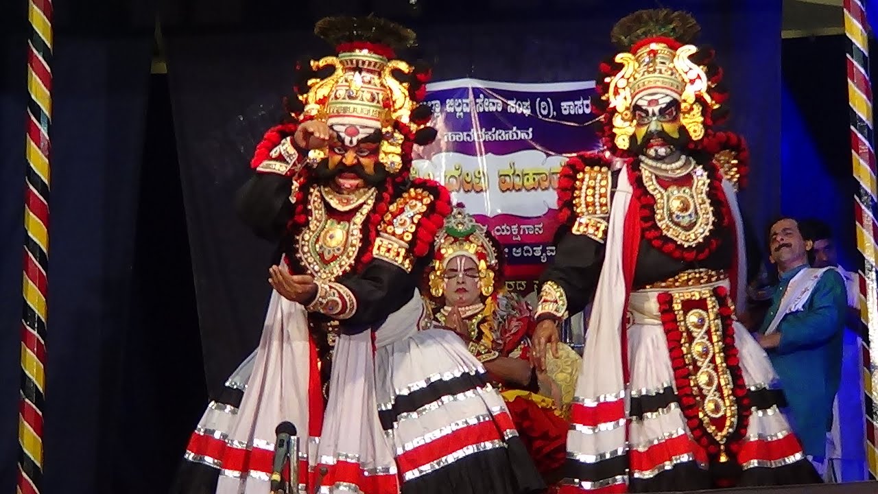 Yakshagana -- Shri Devi mahatme - 1 - Madhu kaitabha Pravesha - Thalapady - Madhur - Manya